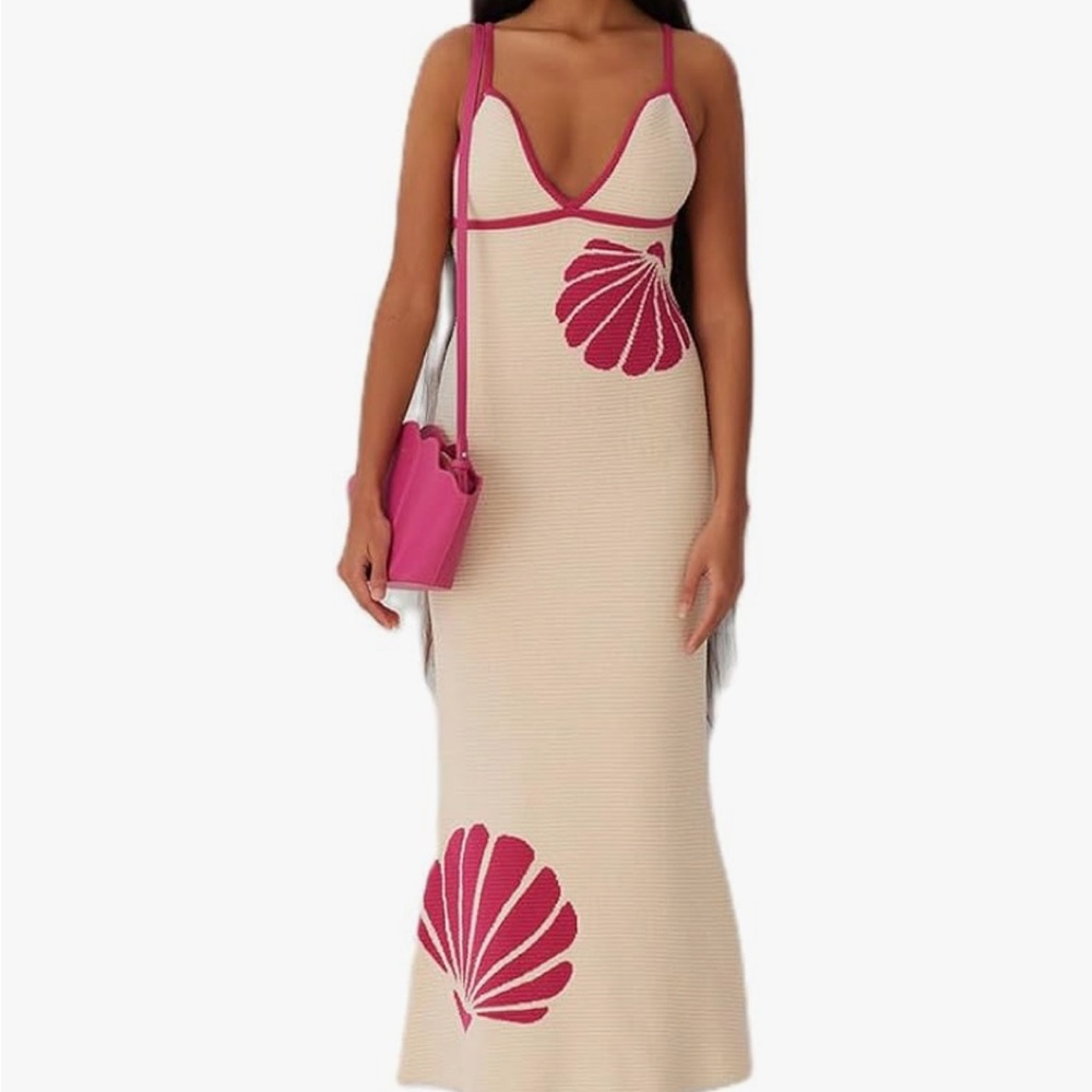 DSORVICD Women Y2k Knit Maxi Dress